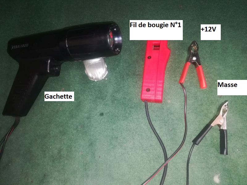 Lampe stroboscopique (réglage allumage)